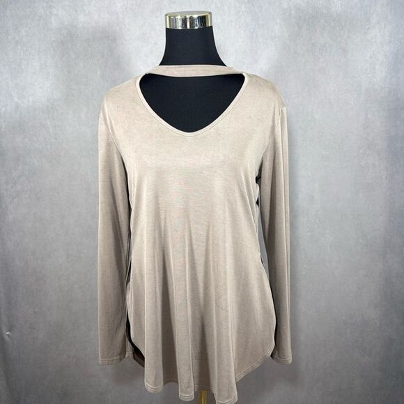 Cherish Long Sleeve Strap Neck Tunic - Picture 2 of 7
